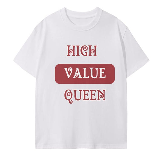High Value Queen Drop Shoulder Seamless T-Shirt - 200 GSM - Mighty Lifestyle