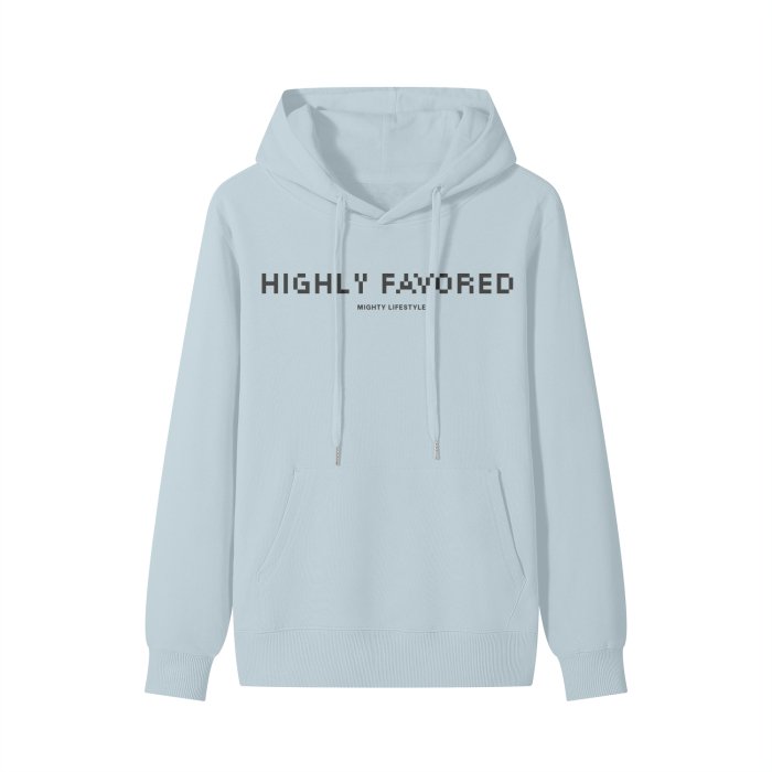 Highly Favored Unisex Classic Hoodie - Statement Hoodie by Mighty Lifestyle - Mighty Lifestyle