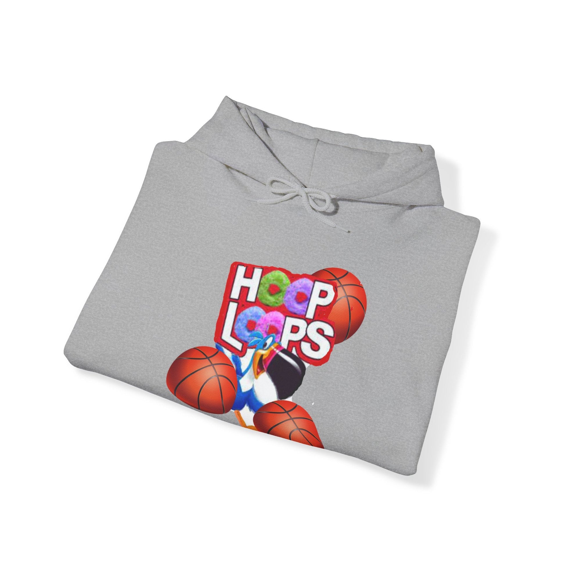 Hoop Loop it Up, Basketball, Hoops Basketball Hoodie, Unisex Heavy Blend™ Hooded Sweatshirt, Mighty Lifestyle Basketball - Mighty Lifestyle