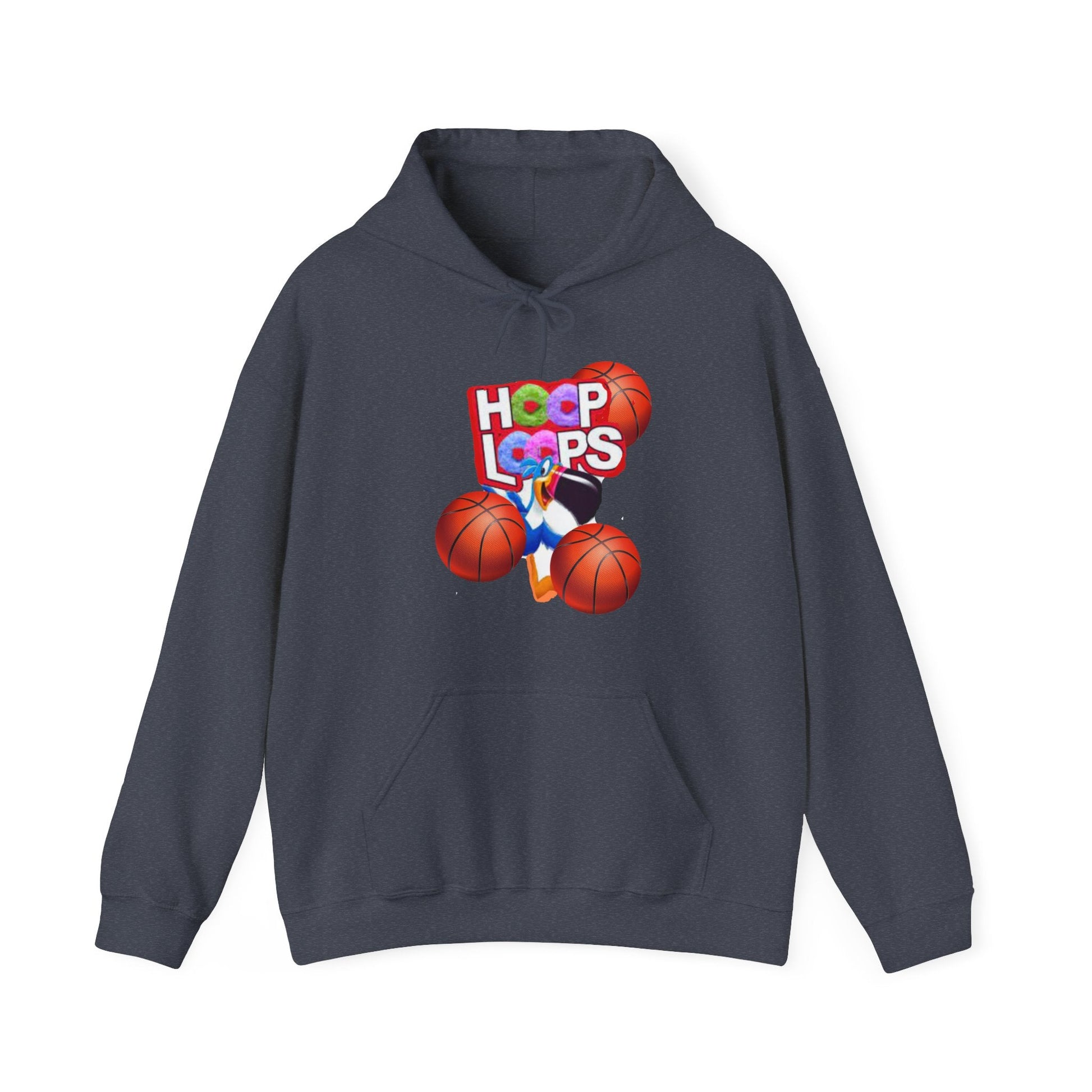 Hoop Loop it Up, Basketball, Hoops Basketball Hoodie, Unisex Heavy Blend™ Hooded Sweatshirt, Mighty Lifestyle Basketball - Mighty Lifestyle