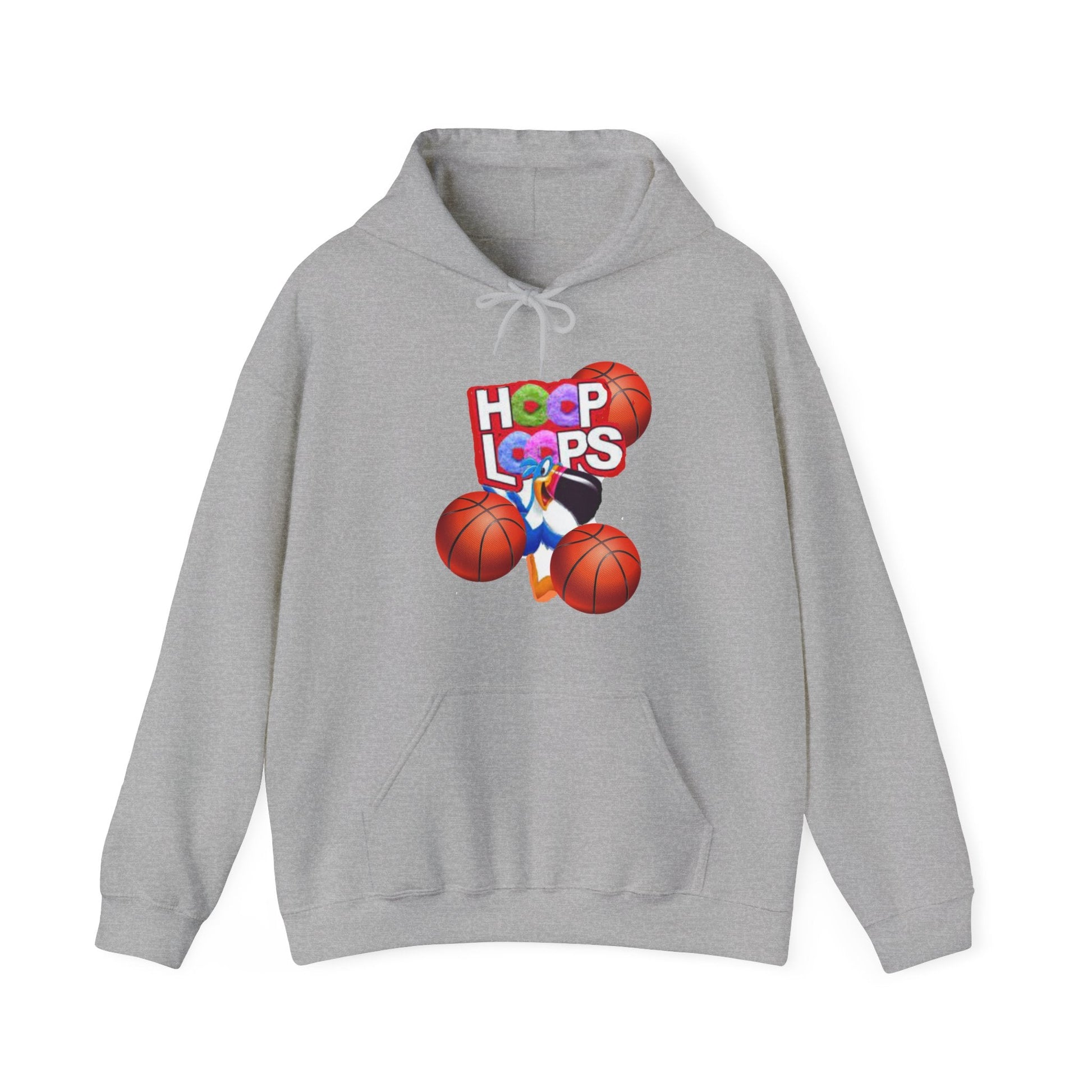 Hoop Loop it Up, Basketball, Hoops Basketball Hoodie, Unisex Heavy Blend™ Hooded Sweatshirt, Mighty Lifestyle Basketball - Mighty Lifestyle