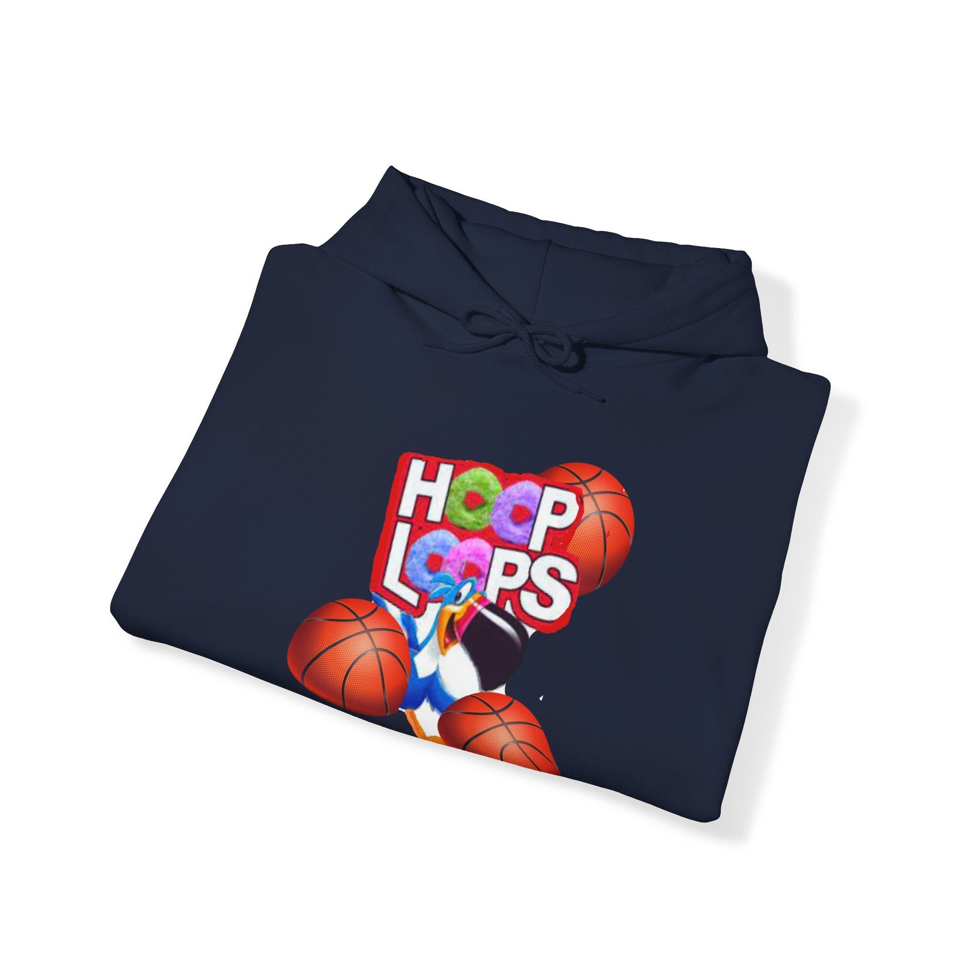 Hoop Loop it Up, Basketball, Hoops Basketball Hoodie, Unisex Heavy Blend™ Hooded Sweatshirt, Mighty Lifestyle Basketball - Mighty Lifestyle