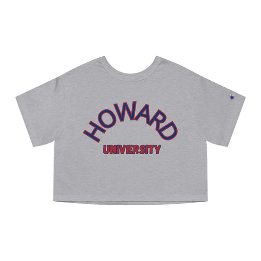 Howard University, Howard HBCU, H, Howard Homecoming, Howard Football, Black Greek, Champion Women's Heritage Cropped T-Shirt - Mighty Lifestyle