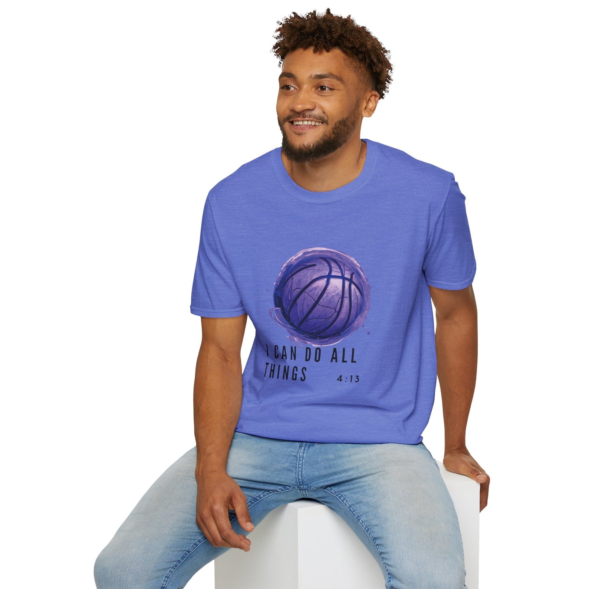 I Can Do All Things | Travel Basketball| AAU Basketball | Basketball Shirt | Unisex Basketball Shirt | Sports Shirt | Baller Shirt | Mighty Lifestyle | Softstyle T-Shirt - Mighty Lifestyle