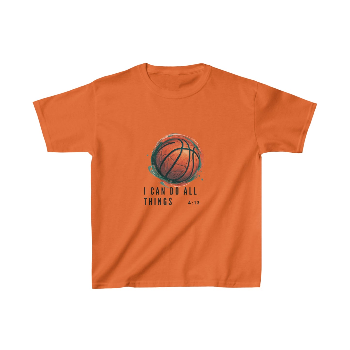 I Can Do All Things | Youth Kids Basketball Shirt | Sports Shirt Basketball Shirt | Casual or Sports Shirt for Kids - Mighty Lifestyle