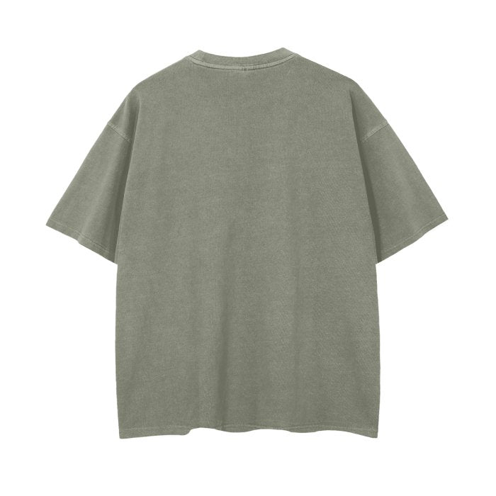 Iced Cold Mighty Lifestyle Streetwear Unisex Drop Shoulder Stone Wash T-Shirt - Mighty Lifestyle