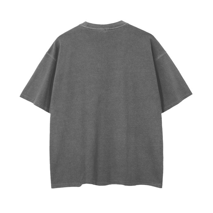 Iced Cold Mighty Lifestyle Streetwear Unisex Drop Shoulder Stone Wash T-Shirt - Mighty Lifestyle