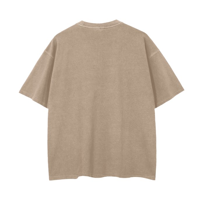 Iced Cold Mighty Lifestyle Streetwear Unisex Drop Shoulder Stone Wash T-Shirt - Mighty Lifestyle