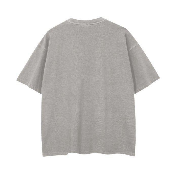 Iced Cold Mighty Lifestyle Streetwear Unisex Drop Shoulder Stone Wash T-Shirt - Mighty Lifestyle