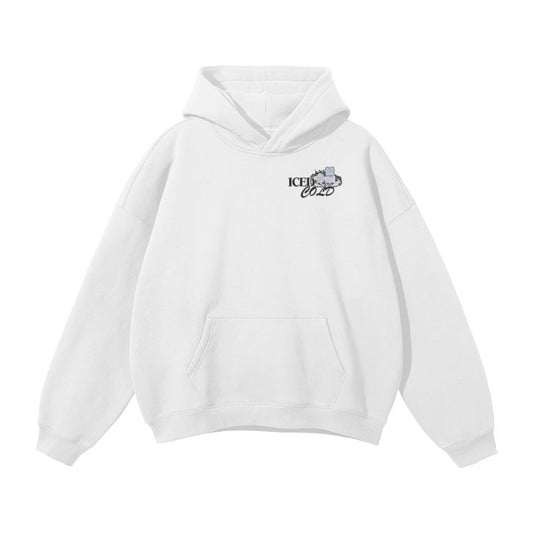 Iced Cold Unisex Oversized Solid Color Fleece Hoodie - Mighty Lifestyle