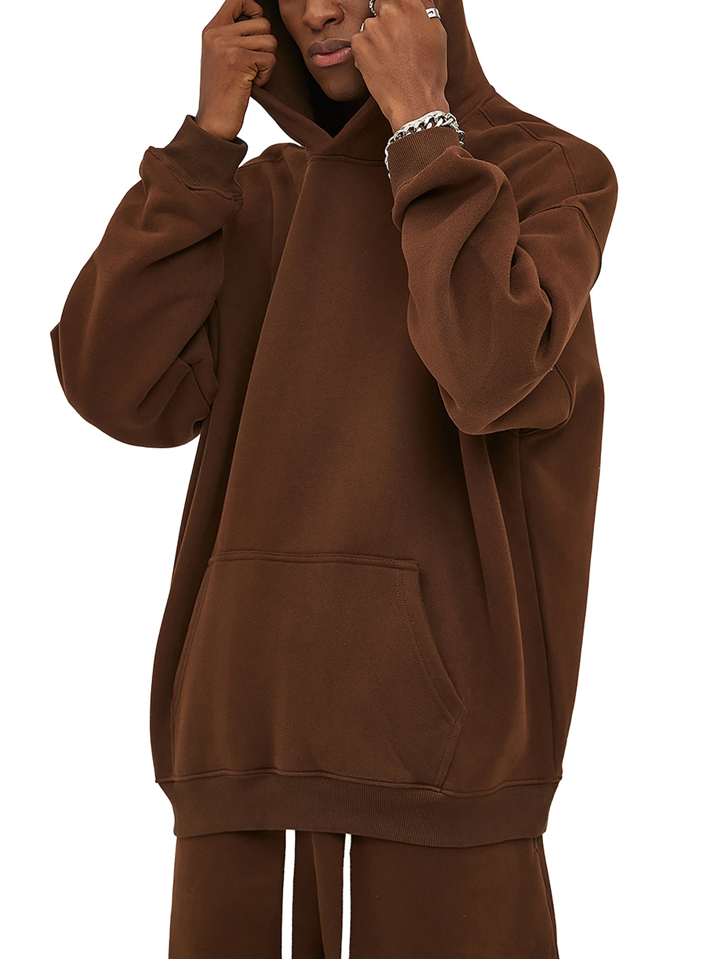 Be Childlike Pray More Faith Based Oversize Adult Fleeced Hoodie