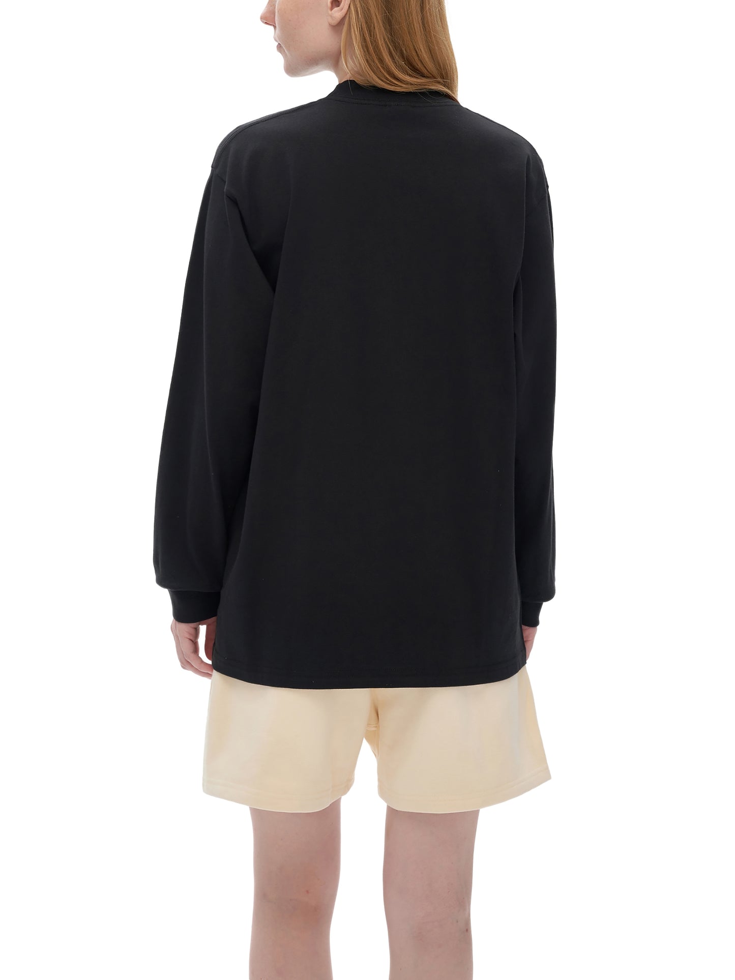 HER Crew Neck Drop Shoulder Long Sleeve Shirt