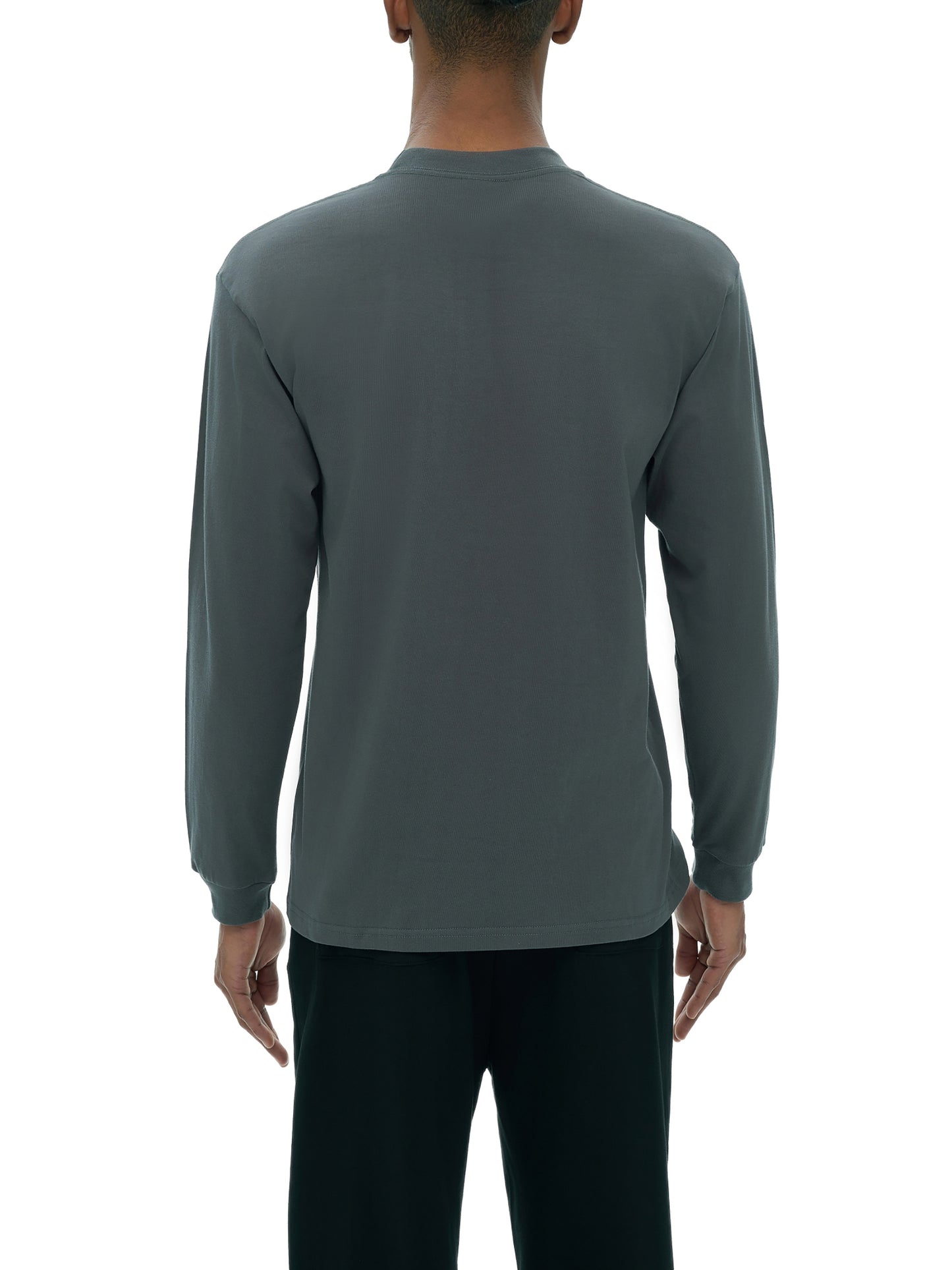 GRIT Crew Neck Drop Shoulder Long Sleeve Shirt