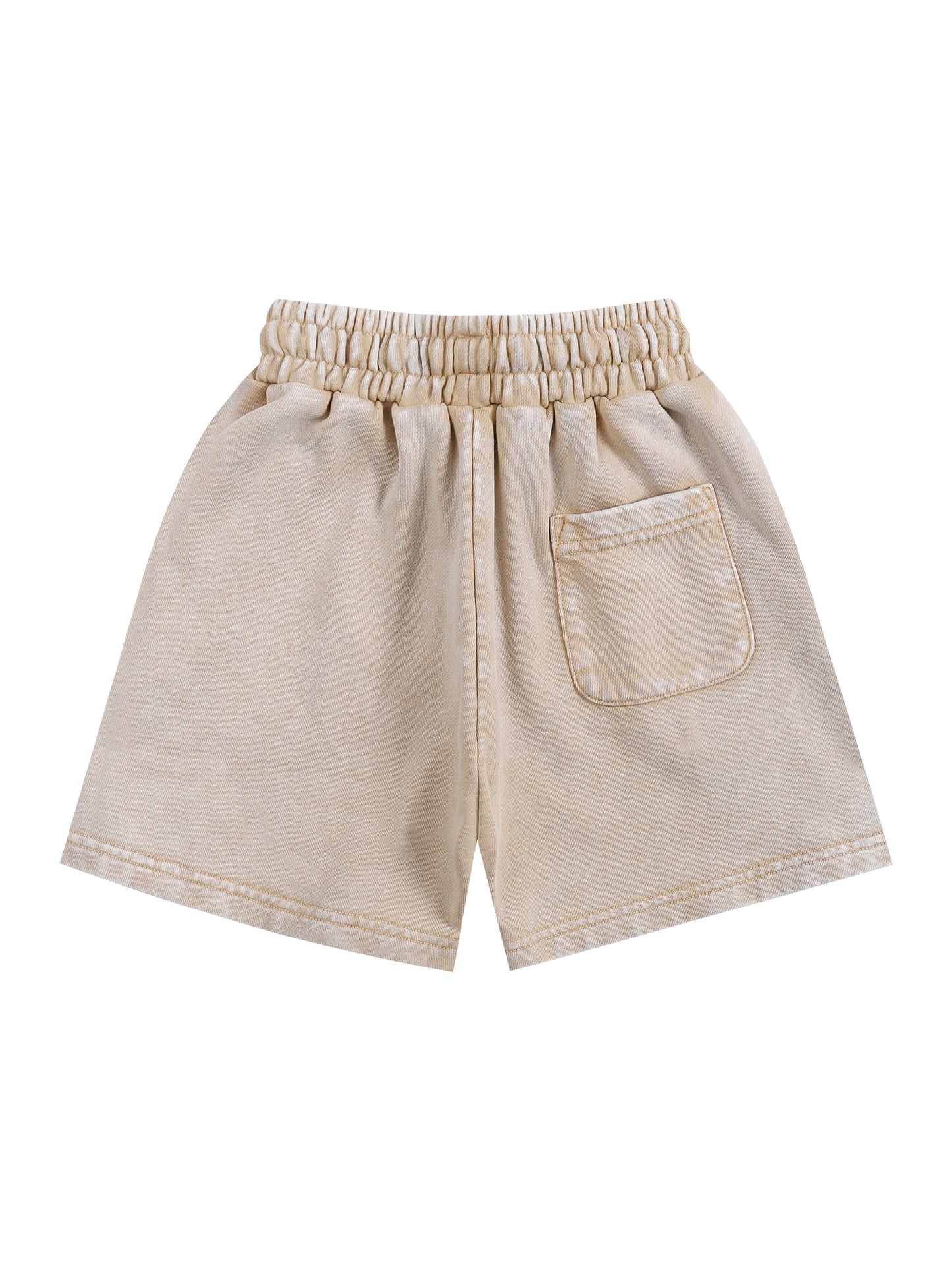 Cross Moon Phase Faith-Based Kids’ Shorts – Colorful Snow Washed Cotton Shorts for Boys & Girls | Christian Streetwear | Unisex Summer Activewear with Cross Patch Design Cross Moon Phase Faith Based Colorful Snow Washed Kids' Shorts