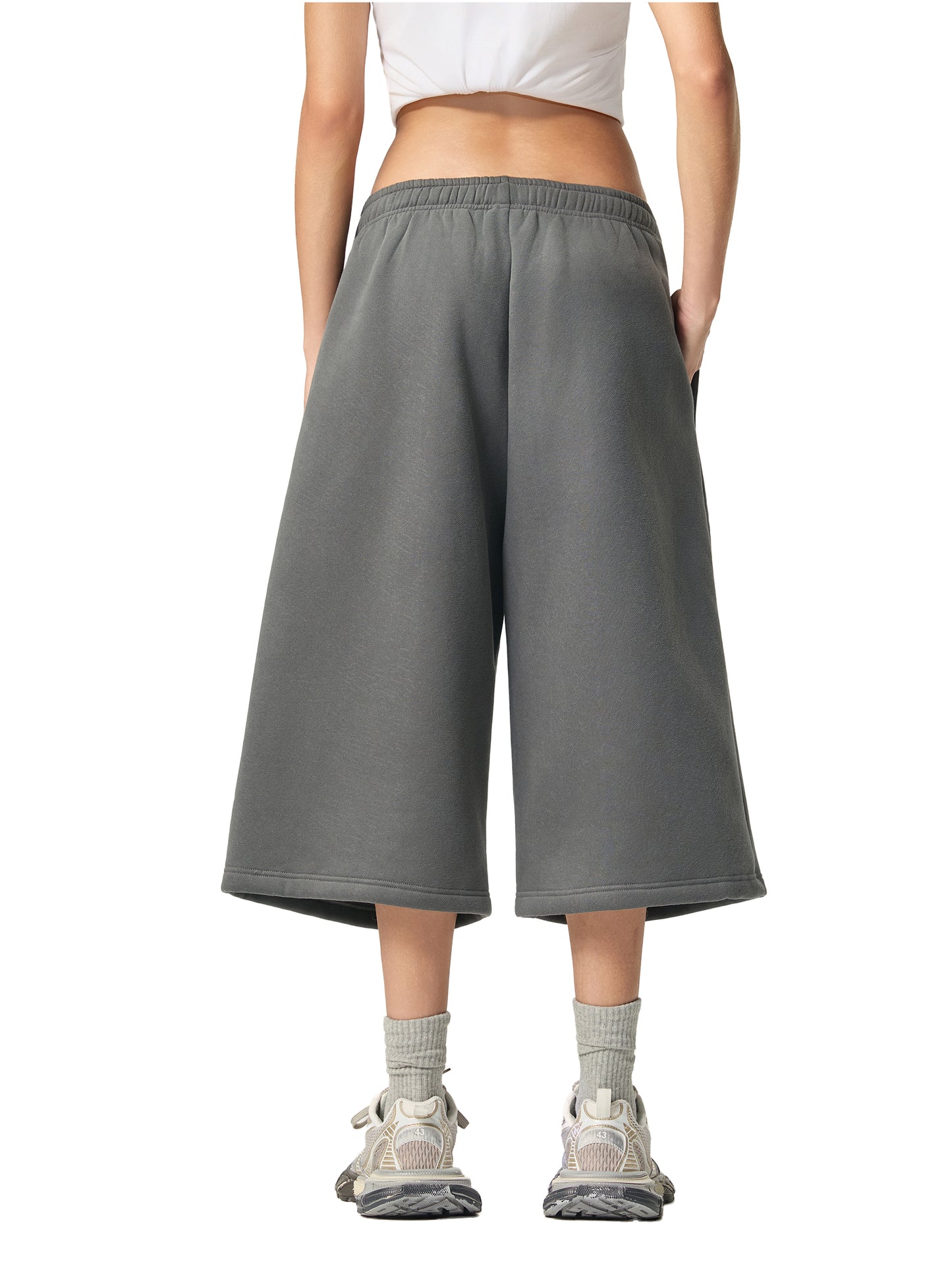 We Are Ballers Relaxed Drawstring Three-quarter Sweatpants