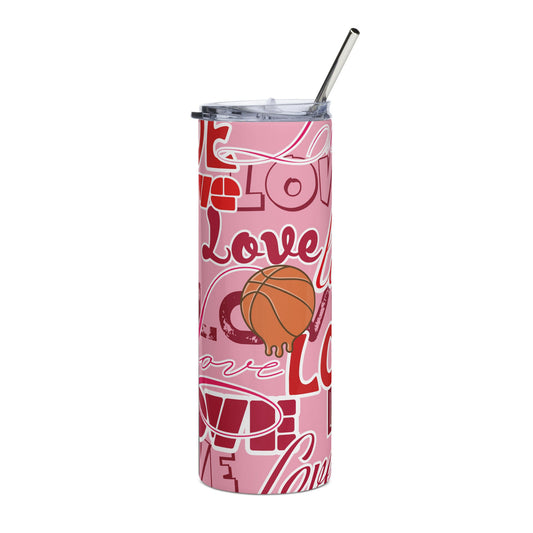 Love and Basketball Tumbler | Stainless steel tumbler - Mighty Lifestyle