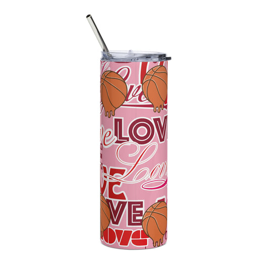 Love and Basketball Tumbler | Stainless steel tumbler - Mighty Lifestyle