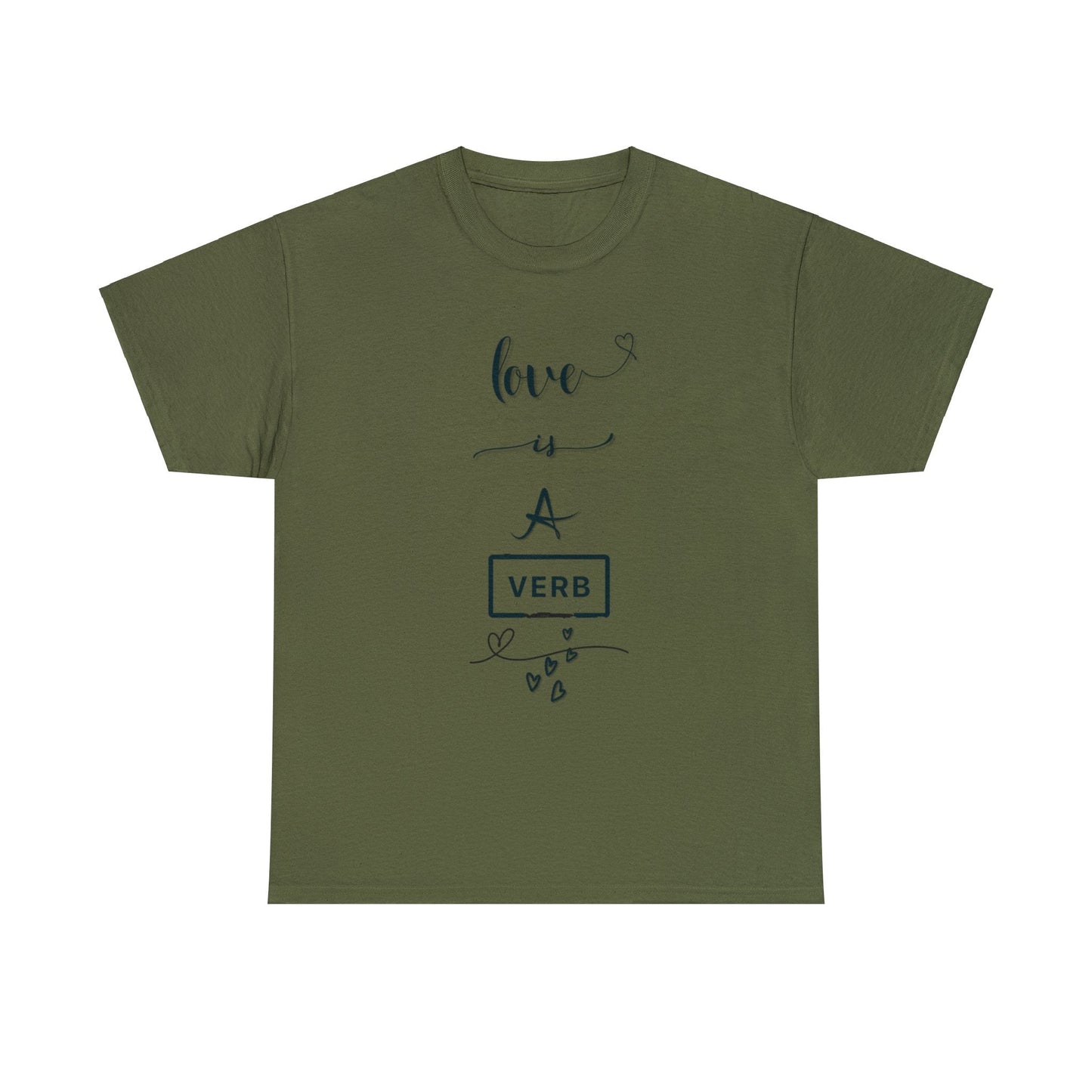 Love is a Verb Shirt, Shirt for Love, Shirt for Valentine, Gift for woman, Gift for teen - Mighty Lifestyle