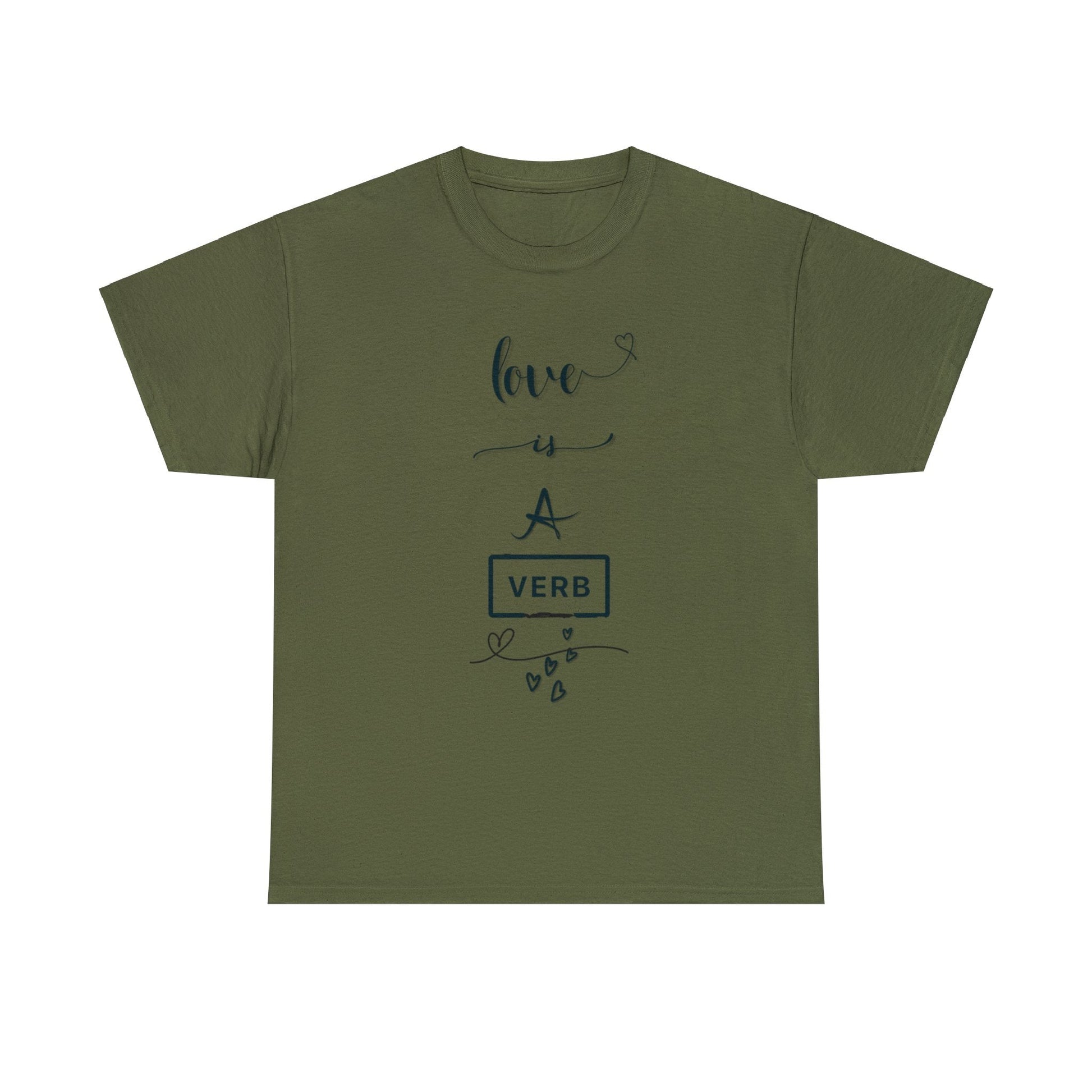 Love is a Verb Shirt, Shirt for Love, Shirt for Valentine, Gift for woman, Gift for teen - Mighty Lifestyle