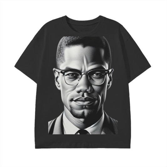 Malcolm X Classic Tee, Unisex Malcolm X Shirt - Mighty Lifestyle