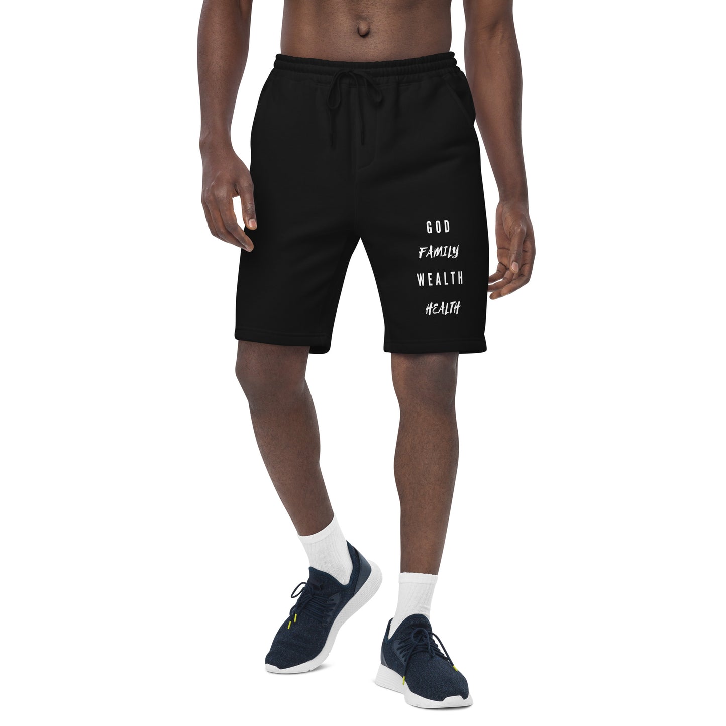 Mighty Lifestyle Fear God Not Man | Priorities|  fleece shorts