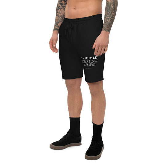 Mighty Lifestyle Trouble Doesn't Last Always | fleece shorts