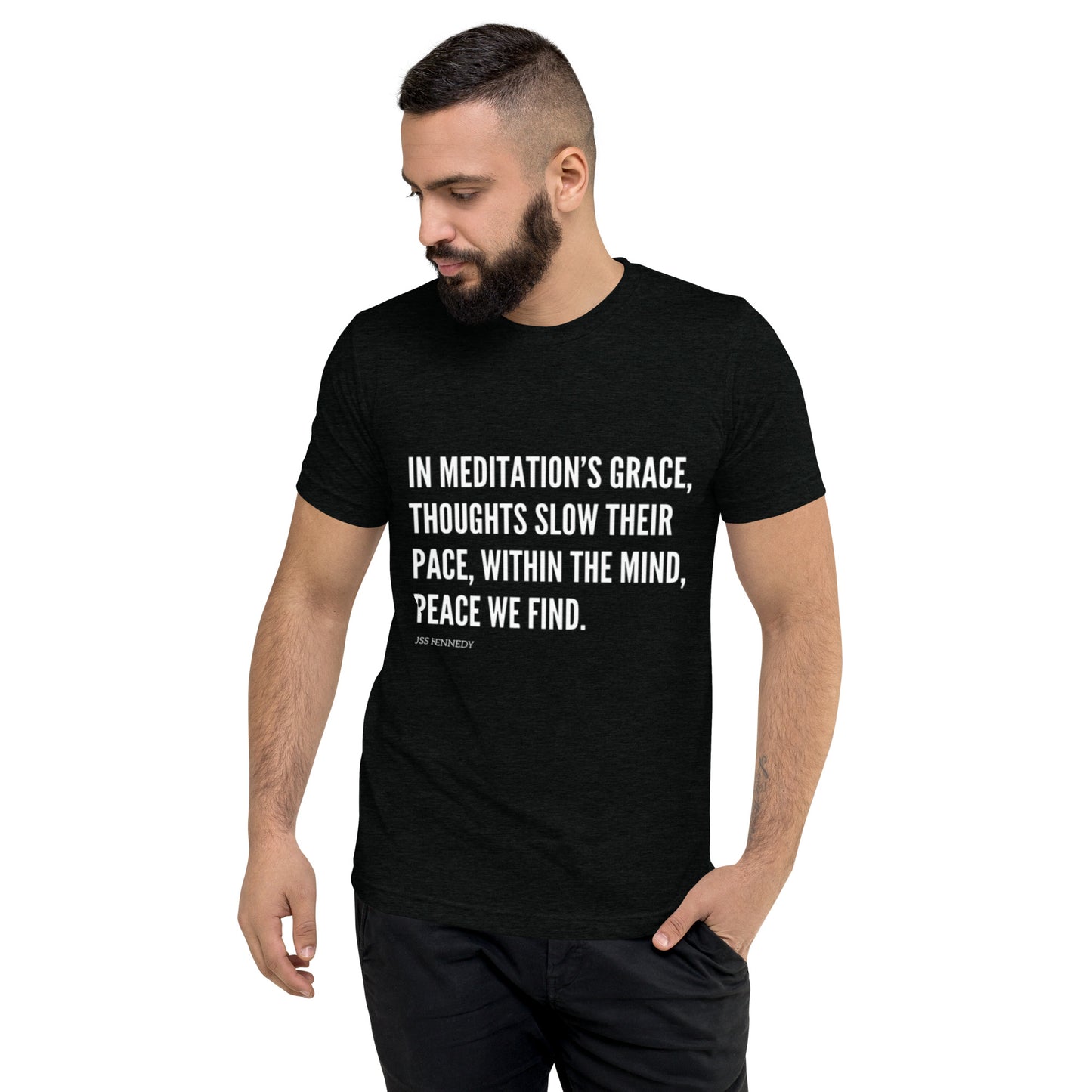 Mighty Lifestyle Meditation Peace of Mind | Short sleeve t-shirt