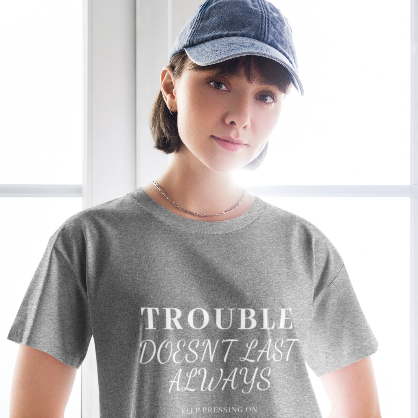 Mighty Lifestyle trouble doesn’t last always Women’s crop top