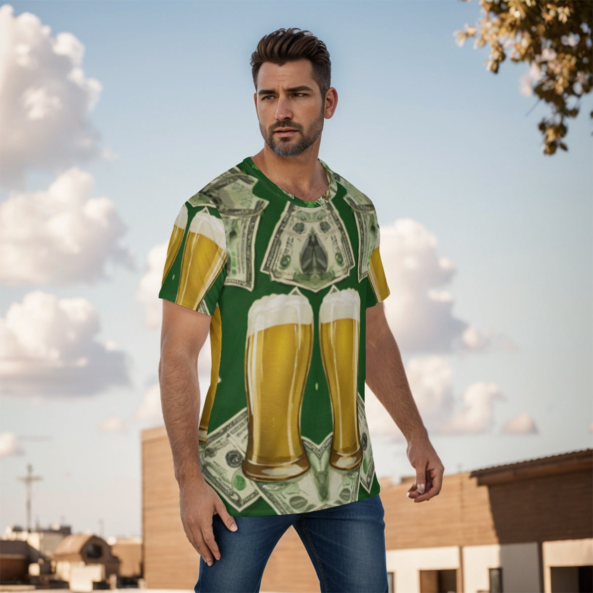 St Paddy Party Shirt | St. Patrick's Day Shirt | Men's O-Neck T-Shirt