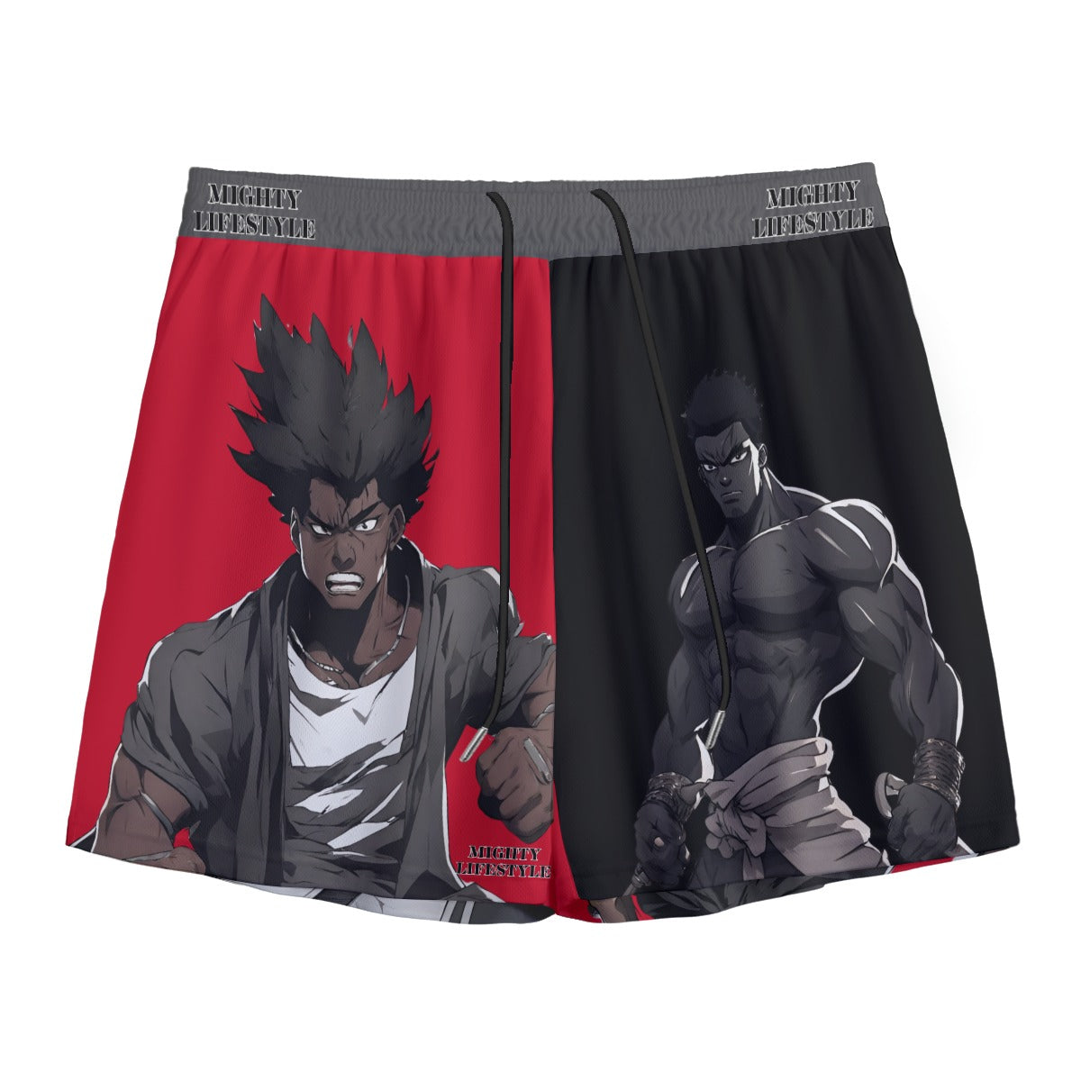 Rama Lamar Sports Basketball Anime Mesh Shorts Mighty Lifestyle Basketball Shorts Summer Shorts Baller Sports Shorts