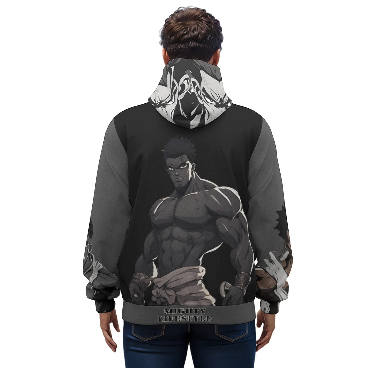 Rama Lamar Anime Hoodie, Unisex Pullover Hoodie With Zipper Closure