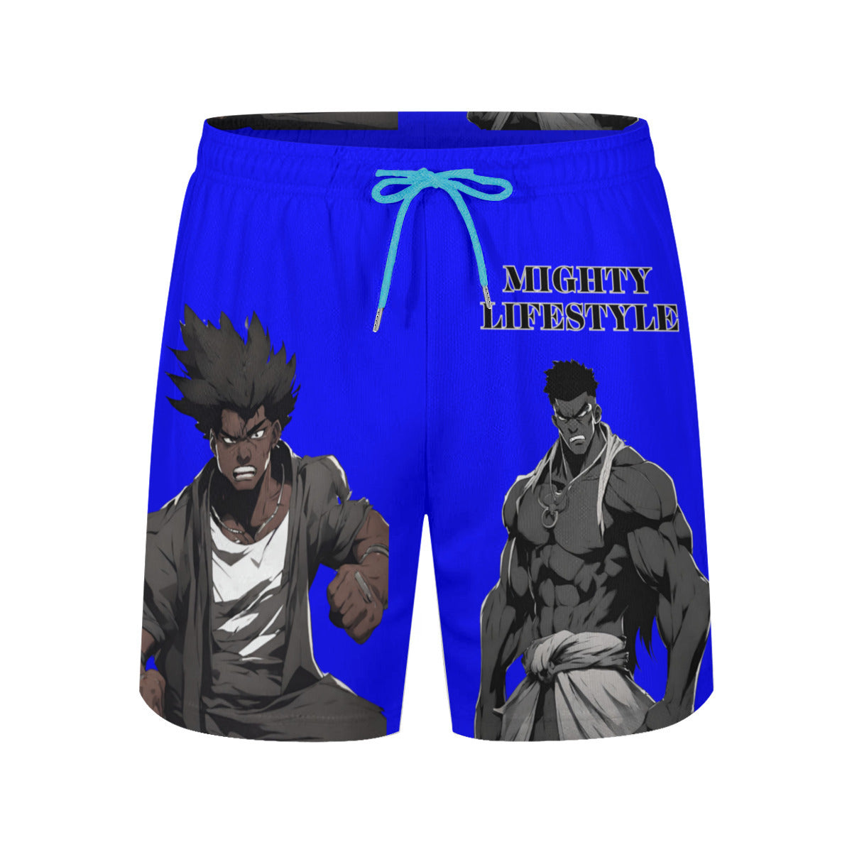 Rama Lamar Anime Basketball Shorts, Anime Sports Shorts, Rama Lamar Athletic Shorts, Mighty Lifestyle Basketball Summer Shorts Sports Shorts Beach Shorts