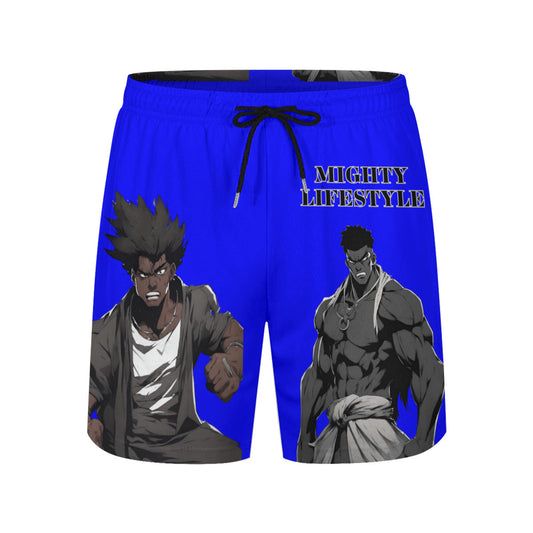 Rama Lamar Anime Basketball Shorts, Anime Sports Shorts, Rama Lamar Athletic Shorts, Mighty Lifestyle Basketball Summer Shorts Sports Shorts Beach Shorts